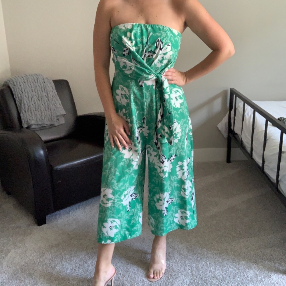 Floral print jumpsuit